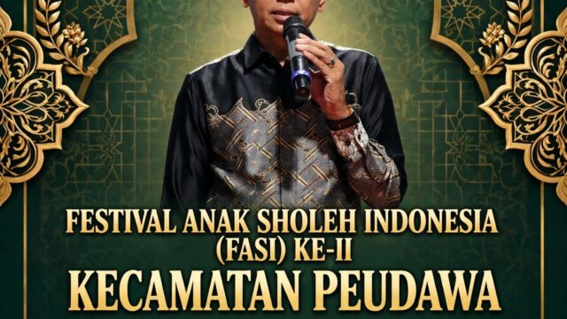 Camat Peudawa Resmi Tutup FASI Ke-II Kecamatan Peudawa